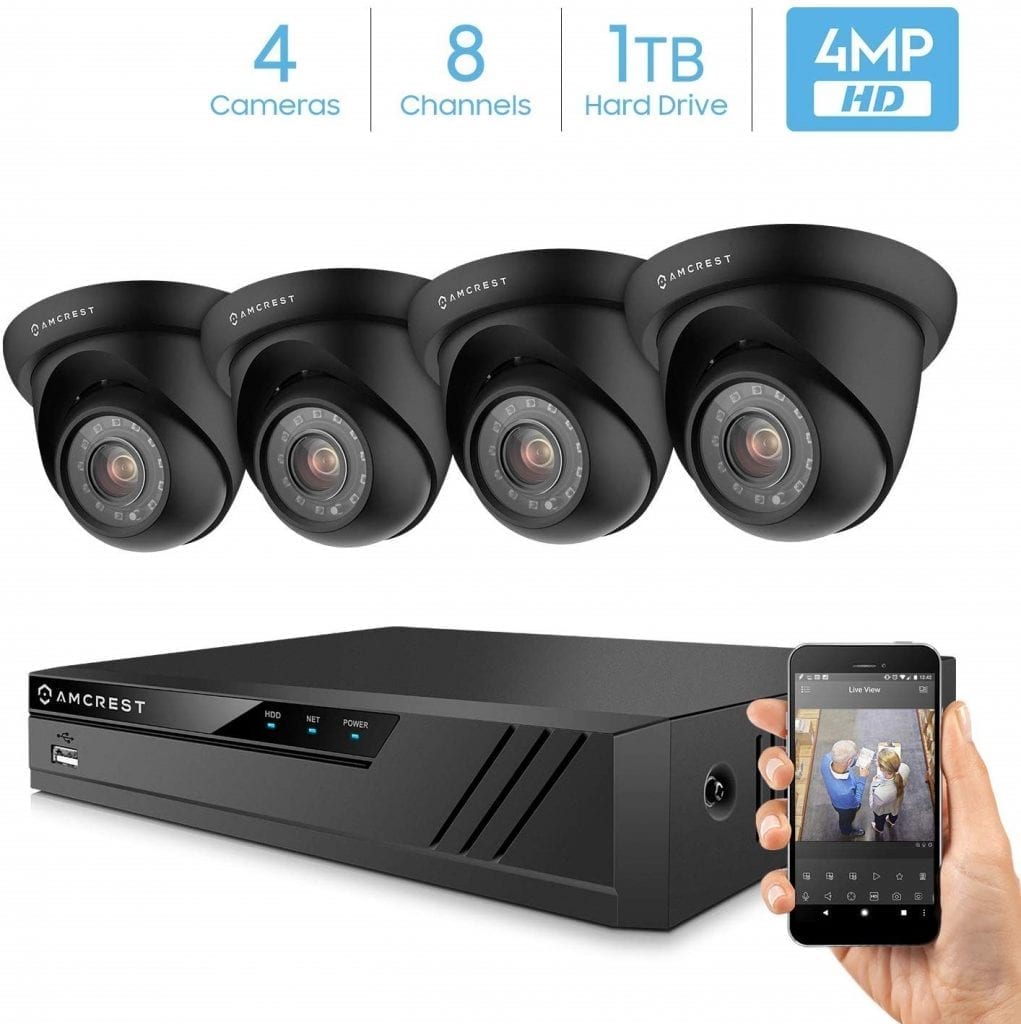 Amcrest UltraHD 4 Megapixel 8CH Video Security System 1021x1024 